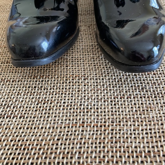 MORETTI Gold Label Black Patent Leather Loafers Size 12 - Picture 3 of 11